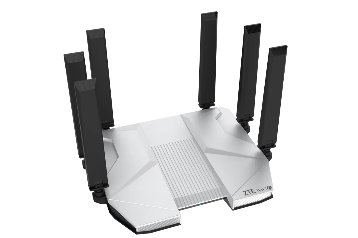 中兴 AX5400 Pro+ 双2.5G Wi‑Fi 6 路由器 产品图